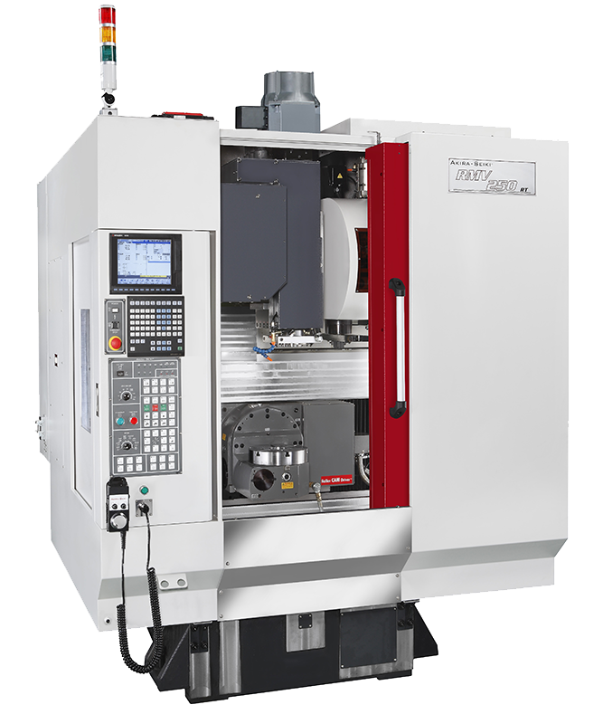 Фрезерні обробні центри AKIRA-SEIKI з можливістю обробки з 5 сторін RMV-160/250RT